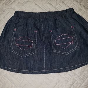 NEW Harley-Davidson Girls Skirt Skort sz 3T